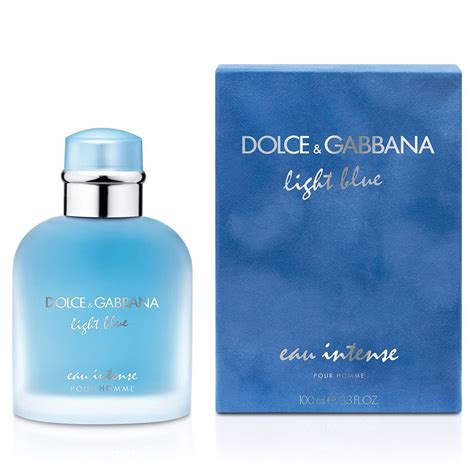 dolce gabbana light blue eau intense men 100 ml|light blue eau intense fragrantica.